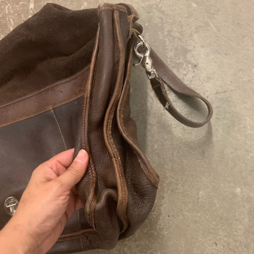 Vintage Roots Canada Brown Leather briefcase - Picture 6 of 8
